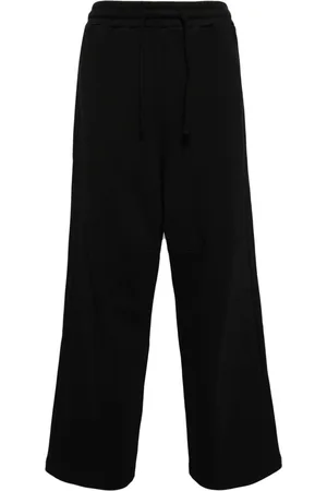 FIVE CM Logo-patch cotton track pants