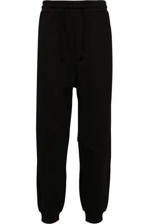 FIVE CM Logo-patch cotton track pants