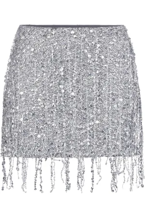 Elisabetta Franchi Sequin-embellished mini skirt