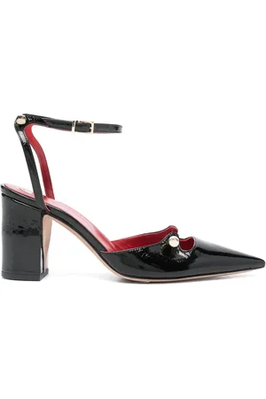 HARDOT 80mm leather pumps