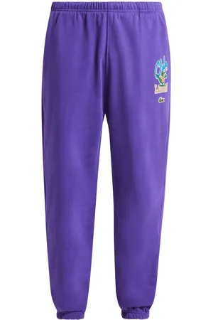 Lacoste Iconic-print cotton track pants