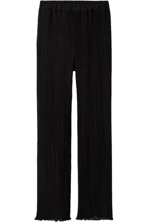 Claudie Pierlot Pleated ruffle trim trousers
