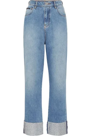 Philipp Plein Embellished straight-leg jeans