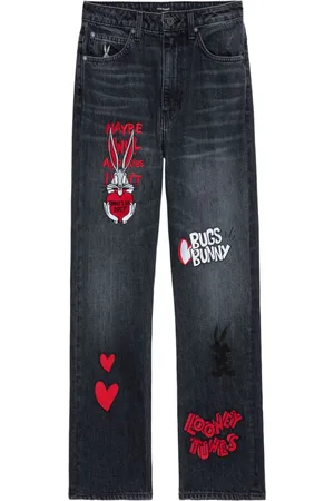 Zadig & Voltaire The Patti Outline Cropped jeans
