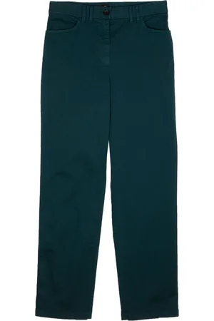 Paul Smith Logo-patch organic cotton-blend trousers