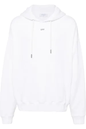 OFF-WHITE Logo-print cotton hoodie