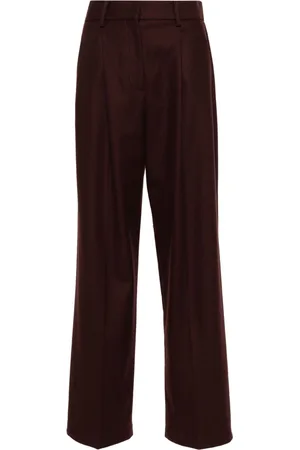 FORTE FORTE Felted straight-leg trousers