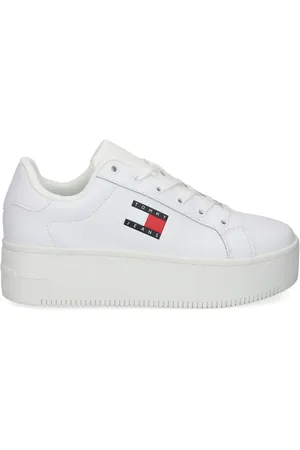 Tommy Hilfiger Leather flatform sneakers