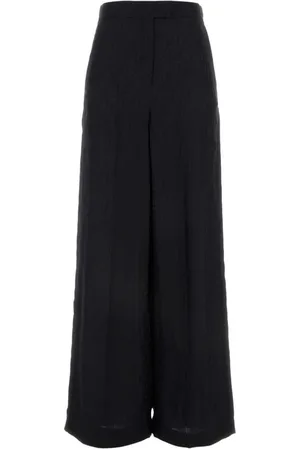 Fendi Monogram jacquard silk trousers