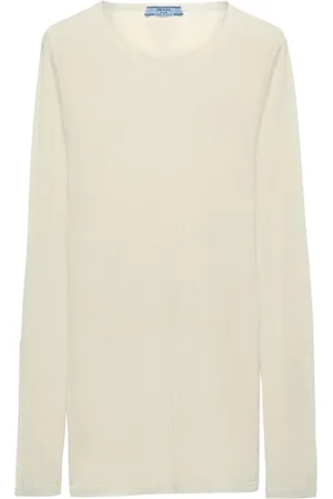 Prada Crew-neck silk jumper