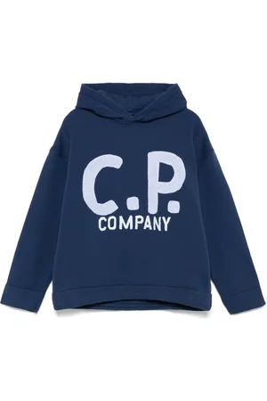 C.P. Company Bouclé-logo hoodie