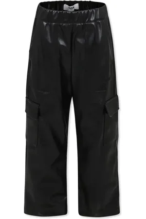 Msgm Faux-leather trousers
