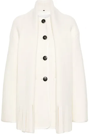 FORTE FORTE Scarf-detail coat