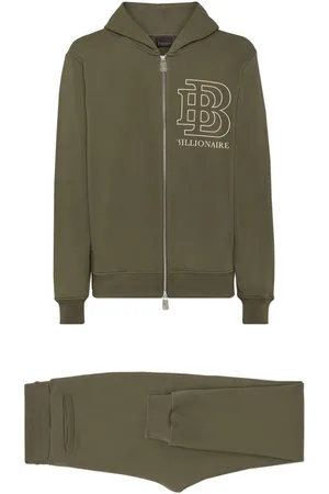 BILLIONAIRE Logo-printed jogging set
