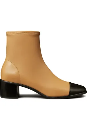 Tory Burch 50mm cap-toe ankle boots