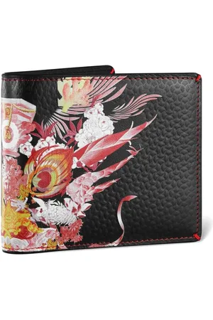 SHANGHAI TANG X Jacky Tsai Flower Dragon wallet