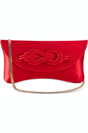SHANGHAI TANG Knot-detail clutch bag