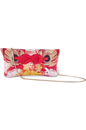 SHANGHAI TANG X Jacky Tsai Flower Dragon clutch