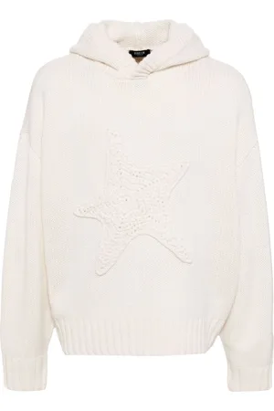 FIVE CM Star detail hoodie