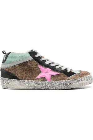 Golden Goose Mid Star double-quarter sneakers
