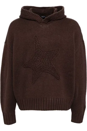 FIVE CM Star detail hoodie