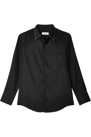 Ernest W. Baker Stud-embellished cotton shirt