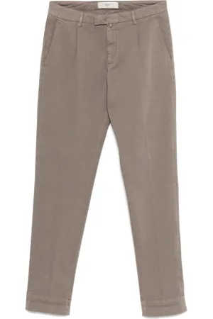 BRIGLIA Pleat-detail trousers
