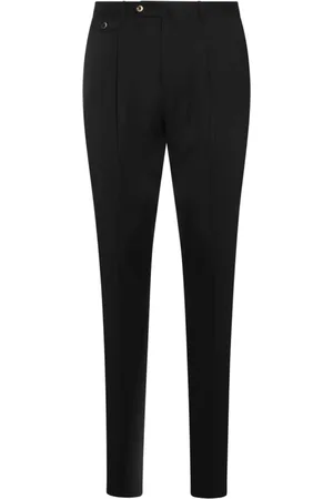 PT Torino Pleat-detailing skinny trousers