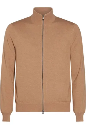 Malo Zipped cashmere jumper