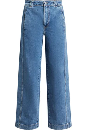 Lacoste Stretch-denim wide-leg jeans