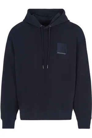 Armani Exchange Logo-patch hoodie