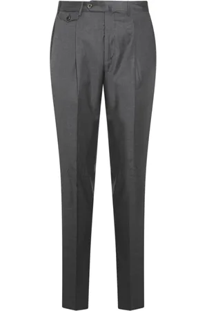 PT Torino Pleat-detailing tapered trousers