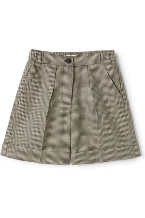 Il gufo Check-patterned shorts