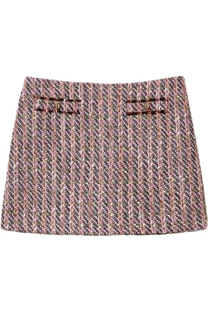 Twin-Set Boucl?? lurex mini skirt