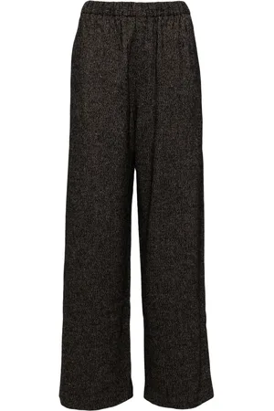 JNBY Elastic waist wide-leg trousers