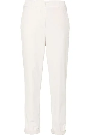 PESERICO SIGN Corduroy tapered trousers