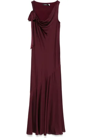 Ralph Lauren Bow-detail maxi dress