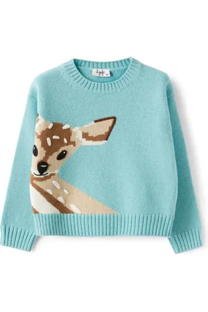 Il gufo Patterned-intarsia knit jumper