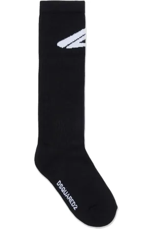 Dsquared2 Intarsia-knit logo socks