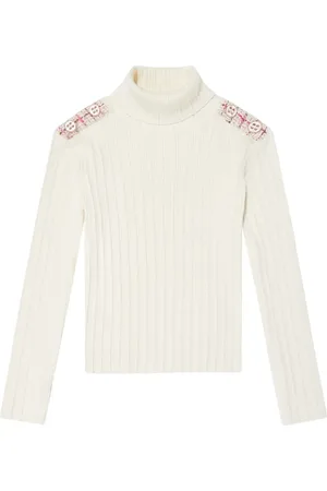 PATACHOU Button-detail knitted jumper