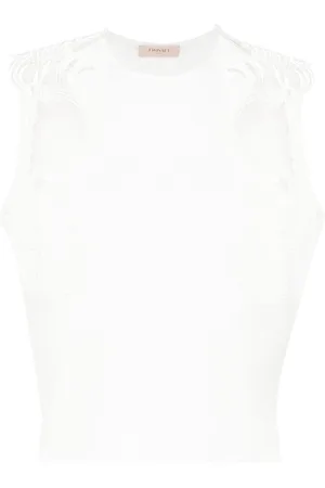 Twin-Set Lace knitted top