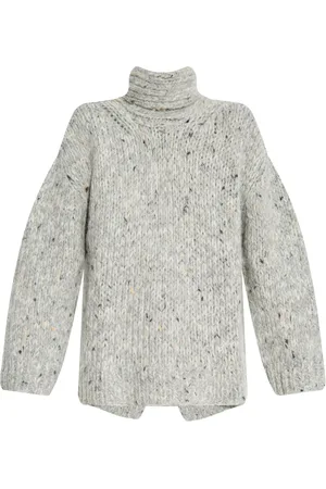 Ganni Rear slit roll neck sweater