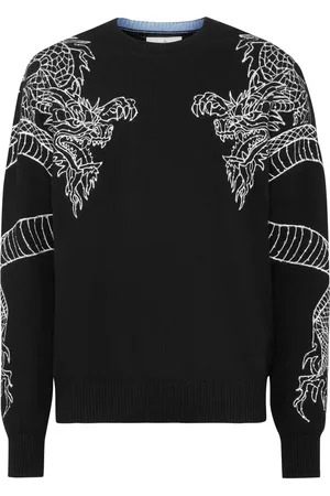 Philipp Plein Dragon-embroidered jumper