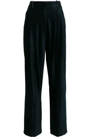 FORTE FORTE Darted velvet trousers