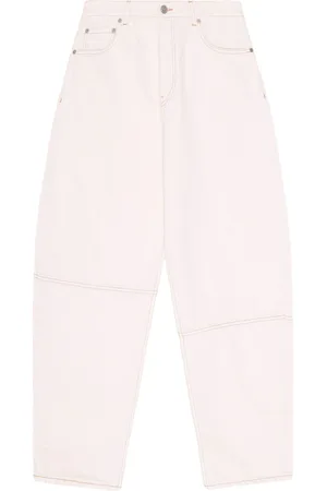 Ganni Wide-leg denim trousers