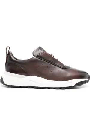 santoni Leather sneakers