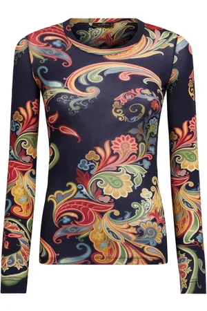 Etro Printed wool T-shirt