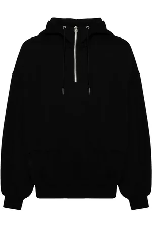 SONGZIO Crossing Strokes graphic-print cotton hoodie
