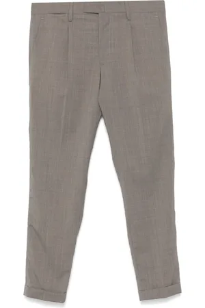 BRIGLIA Tapered cropped trousers