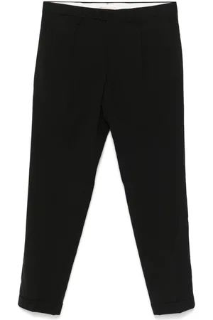 BRIGLIA Tapered cropped trousers